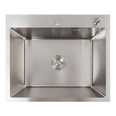 Нержавійка кухонна мийка 60*50 VALESO Handmade ECN (2,0/0,5)