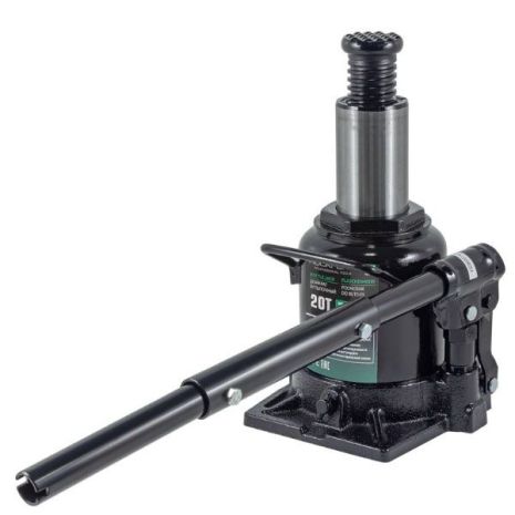 Домкрат 20т (168-277мм) бутылочный низкопрофильный ROCKFORCE RF-T92007(BR)(Euro)