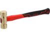 Молоток з латунним обухом m=1000 г, скловолокниста ручка Yato YT-45294