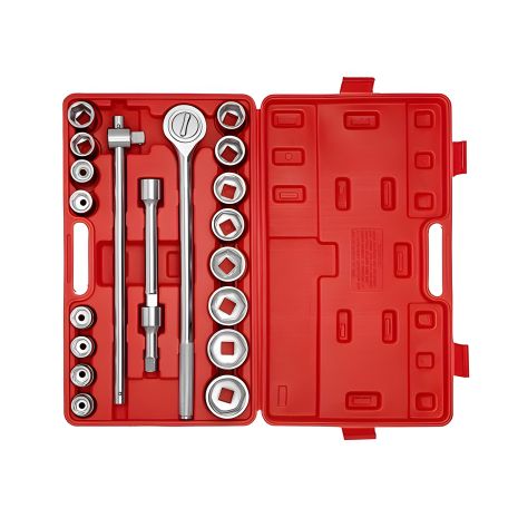 Набор инструментов, 3/4", Cr-V, 21 ед., головки: 19-50 мм HT-2221