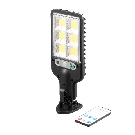 Настінний акумуляторний світильник 6 COB, вуличний, сонячна панель, датчик руху, ДК INTERTOOL LB-0115 Настінний акумуляторний світильник 6 COB, вуличний, сонячна панель, датчик руху, ДК INTERTOOL LB-0115