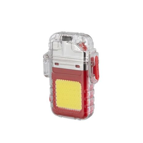 Фонарь брелок с плазменной зажигалкой INTERTOOL LB-0165
