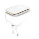 Адаптер мережевий Ldnio A2205 + Type-C USB Cable Touch Light, 2USB, 2.4A, white