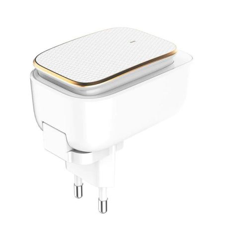 Адаптер мережевий Ldnio A2205 + Micro USB Cable Touch Light, 2USB, 2.4A, white Адаптер мережевий Ldnio A2205 + Micro USB Cable Touch Light, 2USB, 2.4A, white