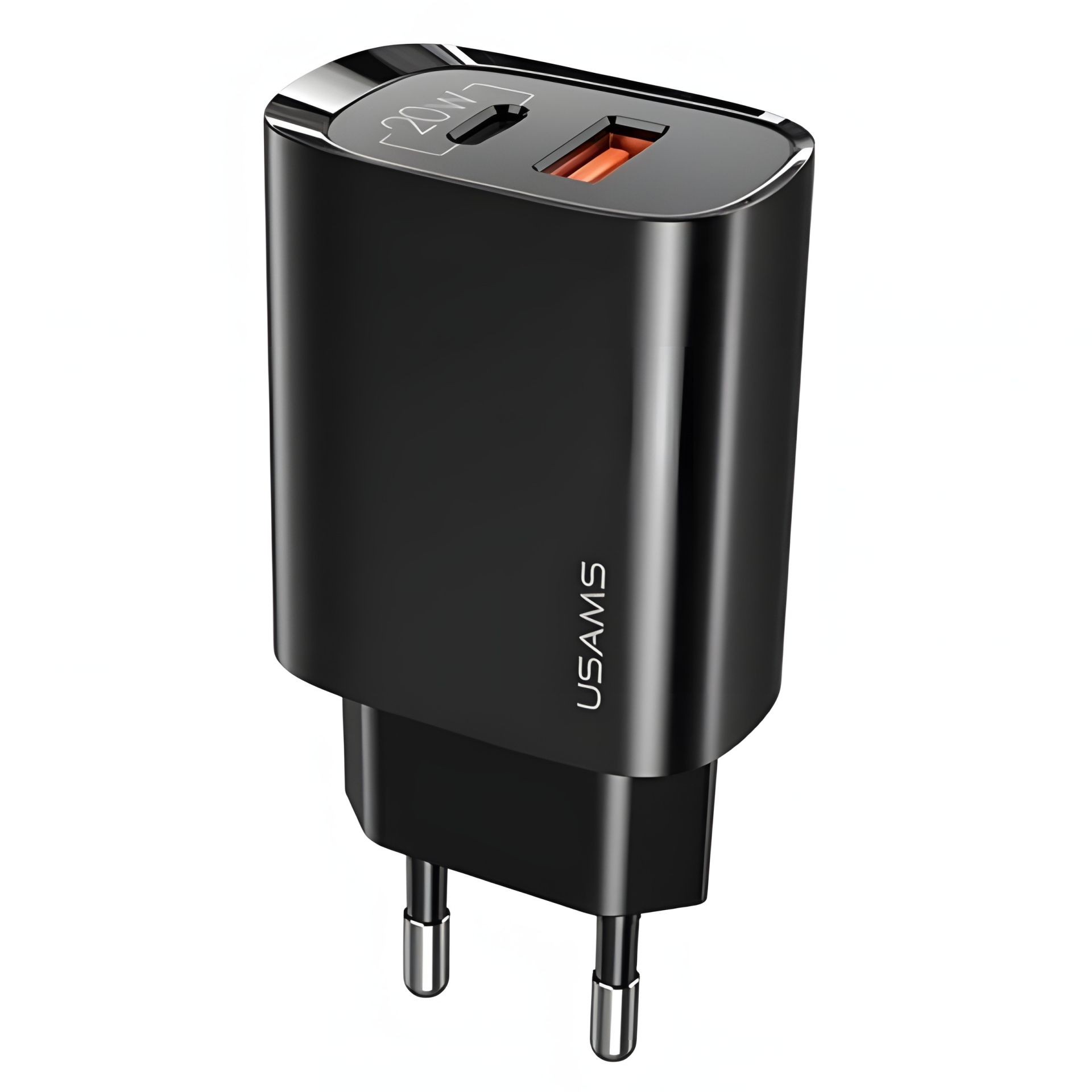 ΠΠ΅ΡΠ΅ΠΆΠ΅Π²ΠΈΠΉ Π°Π΄Π°ΠΏΡΠ΅Ρ USAMS T35 Fast Charger US-CC121, 1USB, 1Type-C, 20W, PD3.0, QC, ΡΠΎΡΠ½ΠΈΠΉ ΠΠ΅ΡΠ΅ΠΆΠ΅Π²ΠΈΠΉ Π°Π΄Π°ΠΏΡΠ΅Ρ USAMS T35 Fast Charger US-CC121, 1USB, 1Type-C, 20W, PD3.0, QC, ΡΠΎΡΠ½ΠΈΠΉ