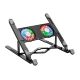 Підставка для ноутбука HOCO Brilliant heat dissipation folding notebook stand DH17 black