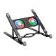 Куллер для Ноутбука HOCO Brilliant heat dissipation folding notebook stand DH17 black