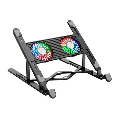 Куллер для Ноутбука HOCO Brilliant heat dissipation folding notebook stand DH17 black