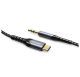 Кабель JOYROOM SY-A03 Audio Type-C to 3.5mm port audio cable |1M| black