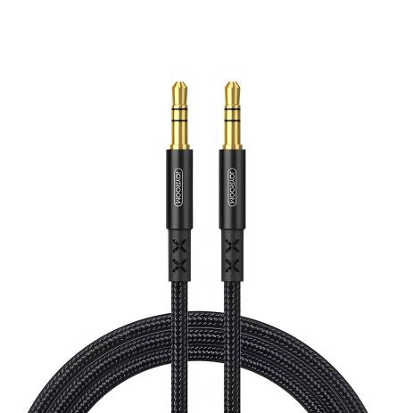 Кабель JOYROOM SY-10A1 AUX car stereo audio cable, 1M, black Кабель JOYROOM SY-10A1 AUX car stereo audio cable, 1M, black