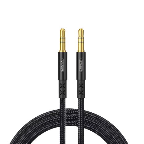 Кабель JOYROOM SY-10A1 AUX car stereo audio cable |1M| black Кабель JOYROOM SY-10A1 AUX car stereo audio cable |1M| black