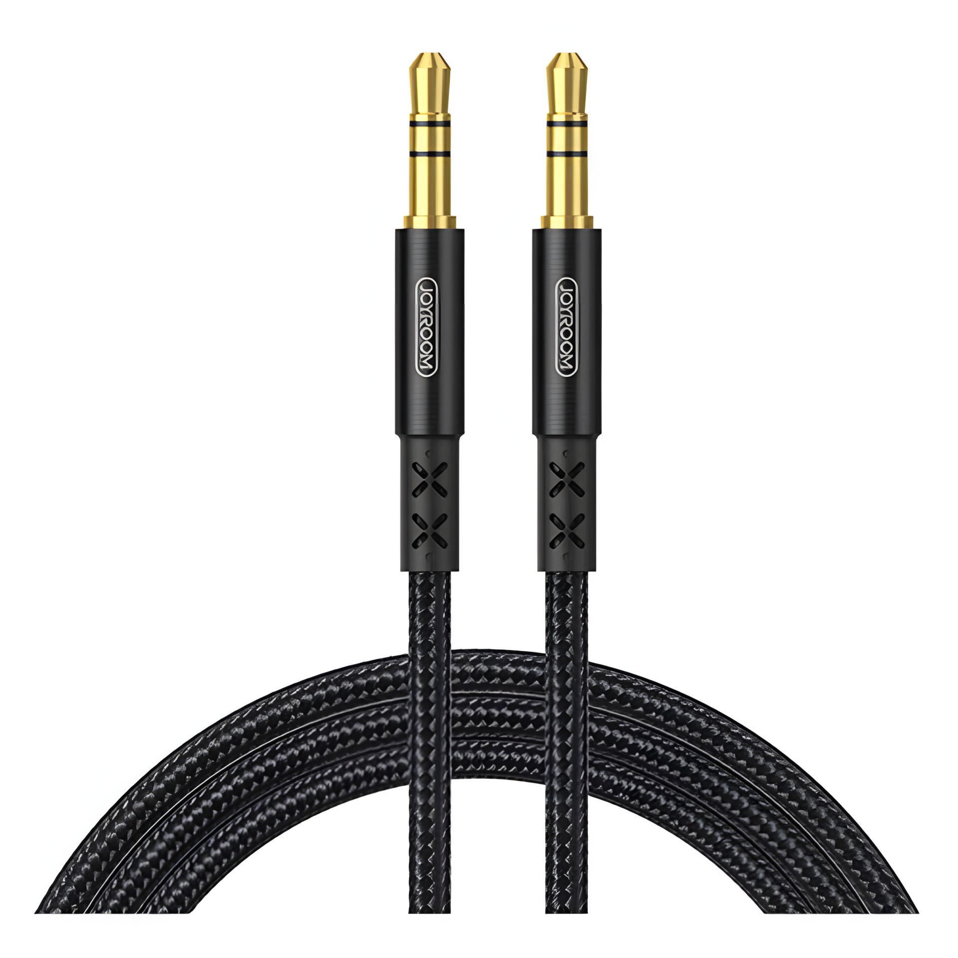 Кабель JOYROOM SY-20A1 AUX car stereo audio cable, 2M, black Кабель JOYROOM SY-20A1 AUX car stereo audio cable, 2M, black