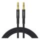 Кабель JOYROOM SY-20A1 AUX car stereo audio cable, 2M, black Кабель JOYROOM SY-20A1 AUX car stereo audio cable, 2M, black