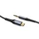 Кабель JOYROOM SY-A03 Audio Type-C to 3.5mm port audio cable |2M| black
