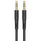 Кабель HOCO UPA24 Smooth AUX audio cable, 1m, black