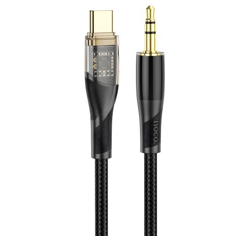 Кабель HOCO UPA25 3.5mm to Type-C Transparent Discovery Edition Digital audio conversion cable, 1M, black Кабель HOCO UPA25 3.5mm to Type-C Transparent Discovery Edition Digital audio conversion cable, 1M, black