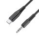 Кабель BOROFONE BL8 Type-C to AUX digital audio conversion cable black