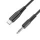 Кабель BOROFONE BL8 Type-C to AUX digital audio conversion cable black