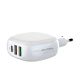 Адаптер мережевий LDNIO A3510Q, 2USB, 1Type-C, QC, PD, 3A, 28.5W, кабель Type-C to Lightning, white