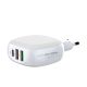 Адаптер сетевой LDNIO A3510Q +Type-C to Lightning Cable |2USB/1Type-C, QC/PD, 3A/28.5W| white
