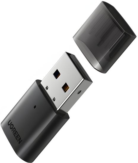 Адаптер UGREEN CM390 USB Bluetooth 5.0 (UGR-80889) Адаптер UGREEN CM390 USB Bluetooth 5.0 (UGR-80889)