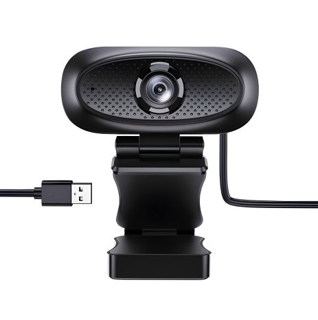 Веб-камера HOCO DI11 USB web camera with Audio Focus, 2KHD, 4Mpx, 1.5m, black Веб-камера HOCO DI11 USB web camera with Audio Focus, 2KHD, 4Mpx, 1.5m, black