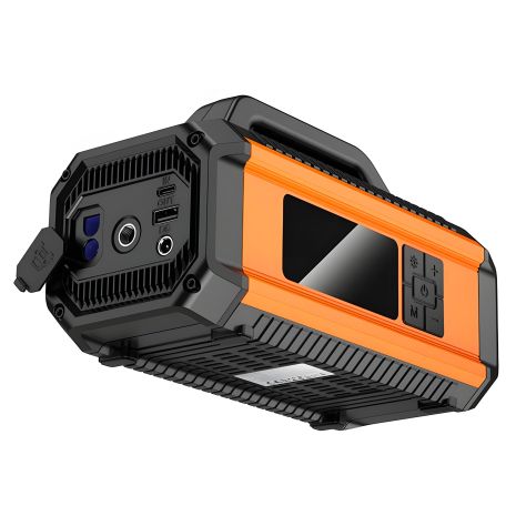 Бустер-насос для авто HOCO QS4 Intelligent air pump with emergency start-up power bank 10000mAh, 360A, 800A, 1.8-3.8 bar, black