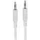 HOCO UPA27 Spirit прозорий AUX аудіокабель, 1.2M, сірий