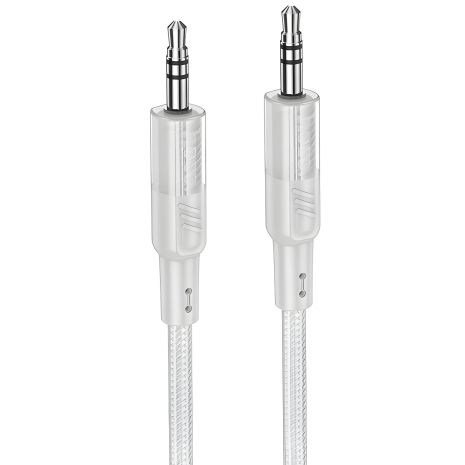 Кабель HOCO UPA27 Spirit transparent AUX audio cable, 1.2M, grey Кабель HOCO UPA27 Spirit transparent AUX audio cable, 1.2M, grey