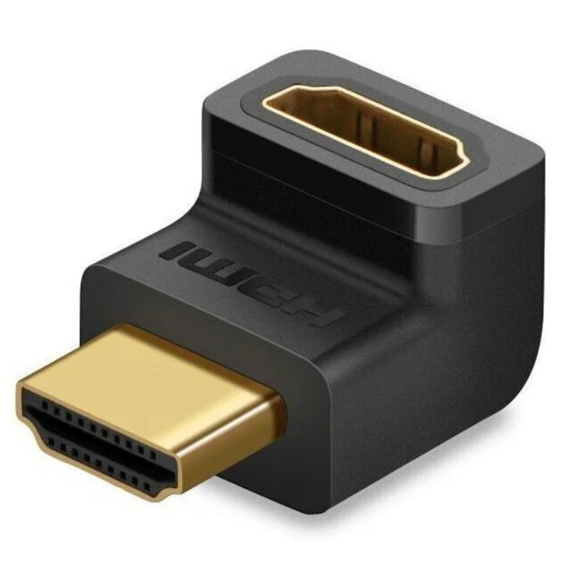 Адаптер UGREEN HDMI 4K Adapter Male to Female Up-angled Адаптер UGREEN HDMI 4K Adapter Male to Female Up-angled
