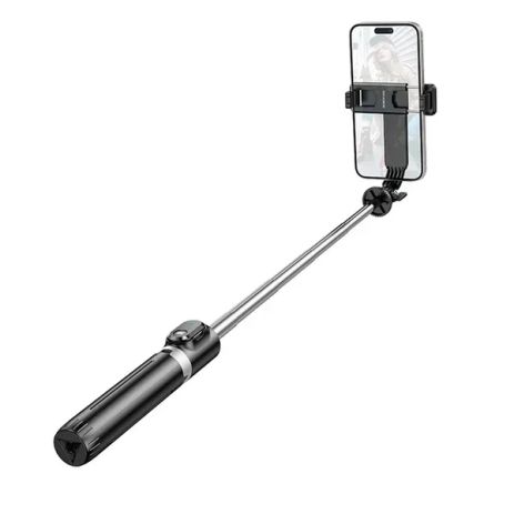 Селфі-Штатив Borofone BY12, 1.27m, BT5.2, 55mAh, black