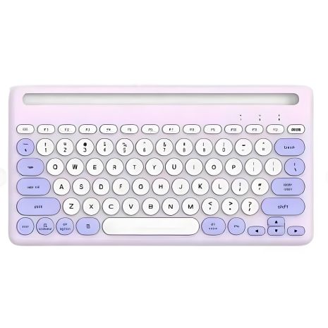 Беспроводная клавиатура JEQANG JB-333 dual-mode charging Фиолетовая Беспроводная клавиатура JEQANG JB-333 dual-mode charging Фиолетовая