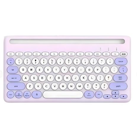 Беспроводная клавиатура JEQANG JB-333 dual-mode charging Фиолетовая
