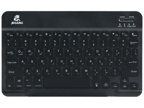 Бездротова клавіатура JEQANG JB-332 (JB-330) bluetooth backlight Чорний