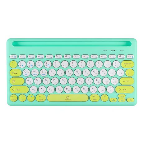 Зеленая беспроводная клавиатура JEQANG JB-333 dual-mode charging