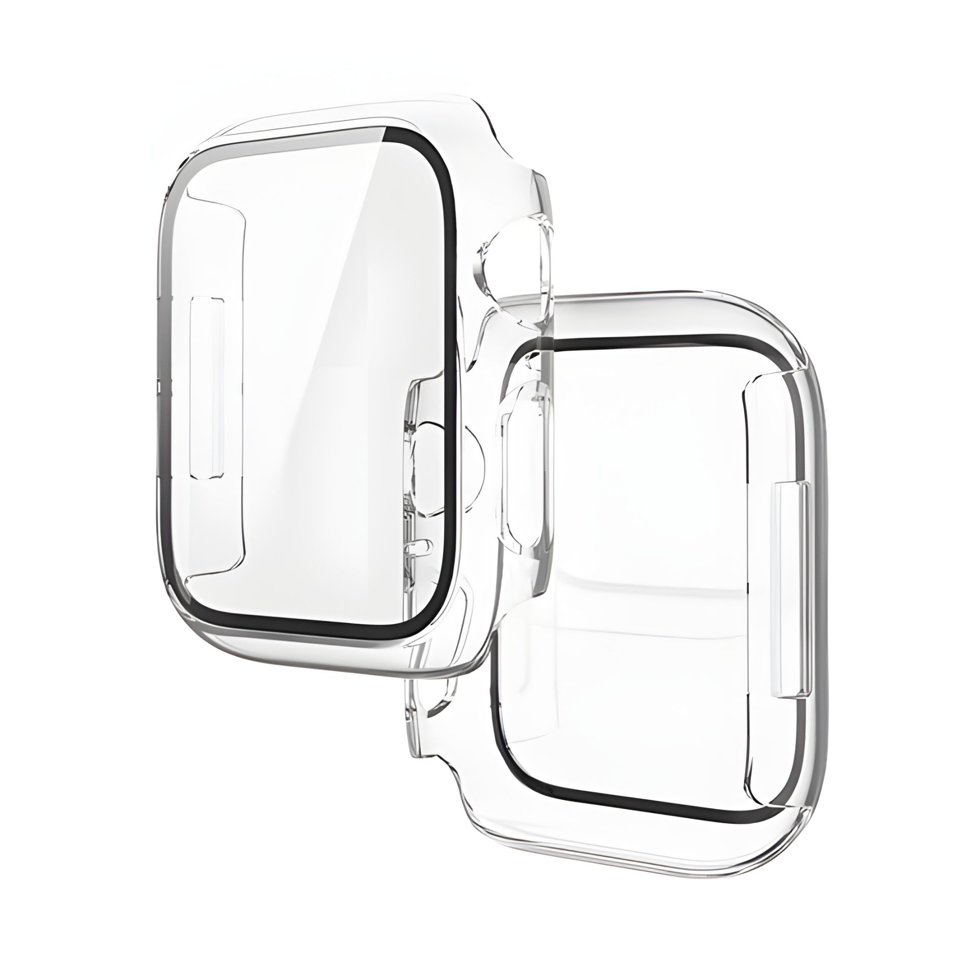 Бампер для Apple Watch HOCO iWatch7/8 WS3 Shadow чехол + пленка (45mm) прозрачный Бампер для Apple Watch HOCO iWatch7/8 WS3 Shadow чехол + пленка (45mm) прозрачный