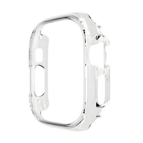 Бампер для Apple Watch HOCO iWatch Ultra WS5 Guardian hollow protective case, 49mm, Transparent