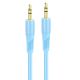 Кабель HOCO UPA25 Transparent Discovery Edition AUX audio cable, 1M, blue