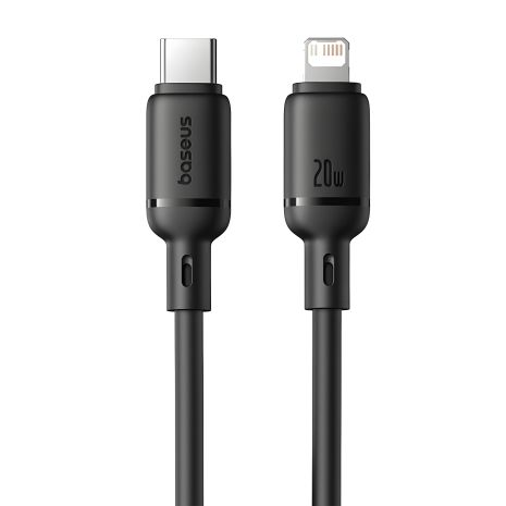 Кабель Baseus Silky Series Type-C to Lightning 20W 1m Black P10377700113-00