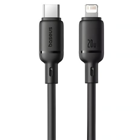 Кабель Baseus Silky Series Type-C to Lightning 20W 2m Black P10377700113-01