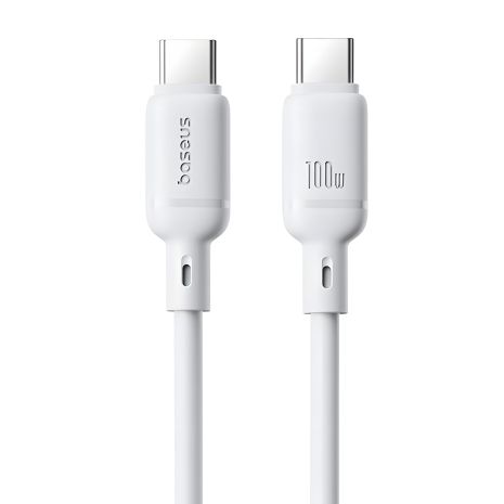 Кабель Baseus Silky Series Type-C to Type-C 100W 2m White P10377704213-01