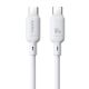 Кабель Baseus Silky Series Type-C to Type-C 100W 1m White P10377704213-00