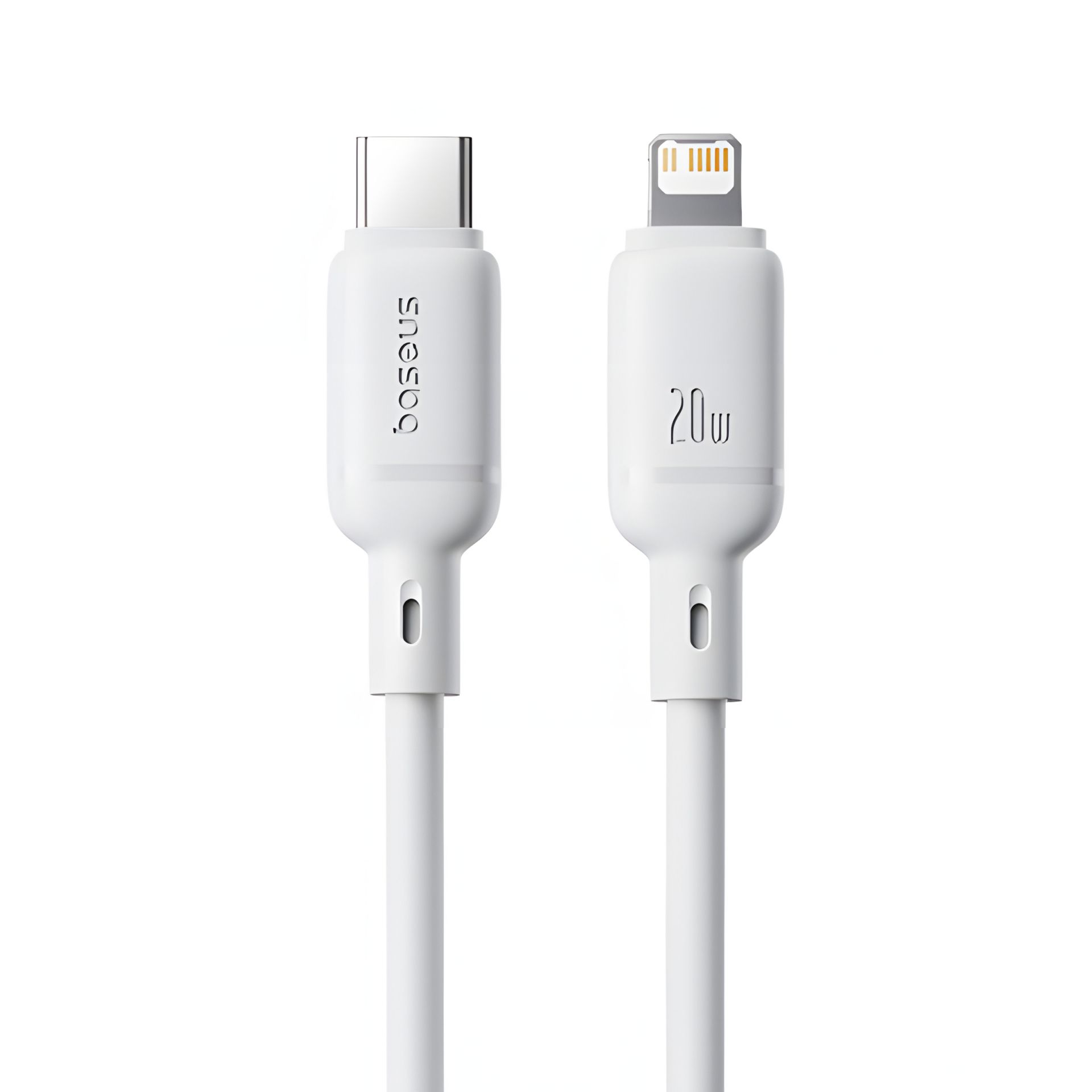 Кабель Baseus Silky Series Type-C to Lightning 20W 2m White P10377700213-01 Кабель Baseus Silky Series Type-C to Lightning 20W 2m White P10377700213-01