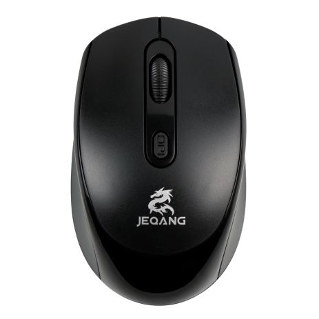 Wireless Мышь JEQANG JW-D228 2.4G Bluetooth Dual-mode battery Черный