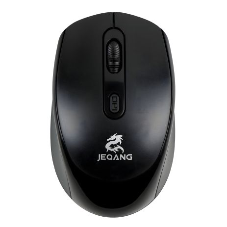 Wireless Мышь JEQANG JW-D228 2.4G Bluetooth Dual-mode battery Черный