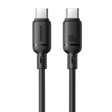 Кабель Baseus Silky Series Type-C to Type-C 100W 1m Black P10377704113-00