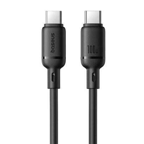 Кабель Baseus Silky Series Type-C to Type-C 100W 1m Black P10377704113-00