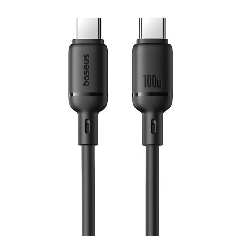 Кабель Baseus Silky Series Type-C to Type-C 100W 1m Black P10377704113-00