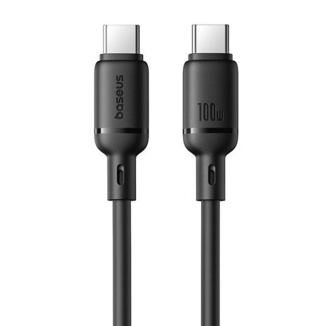 Кабель Baseus Silky Series Type-C to Type-C 100W 2m Black P10377704113-01