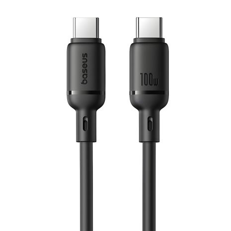 Кабель Baseus Silky Series Type-C to Type-C 100W 2m Black P10377704113-01